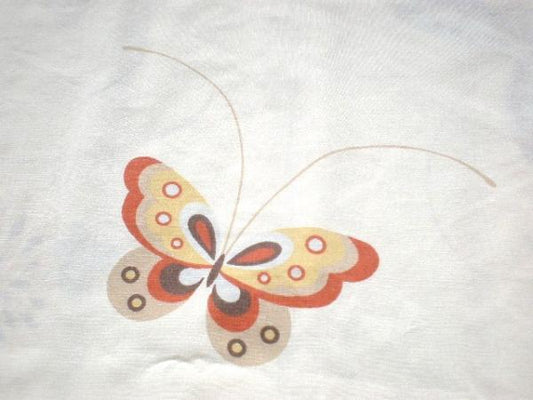 CANNON社 蝶々&花柄ヴィンテージ・シーツ