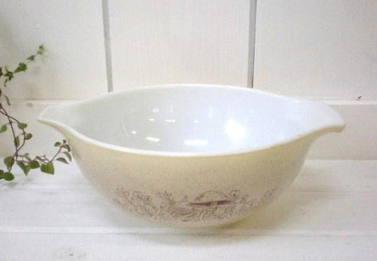 きのこ・キノコ柄 PYREX マッシュルーム・シンデレラボウル