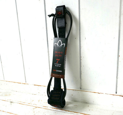 HEAVY DUTY 最強 STAY COVERED ステイカバード USA 7'HandTied リーシュ サーフィン 8ミリ