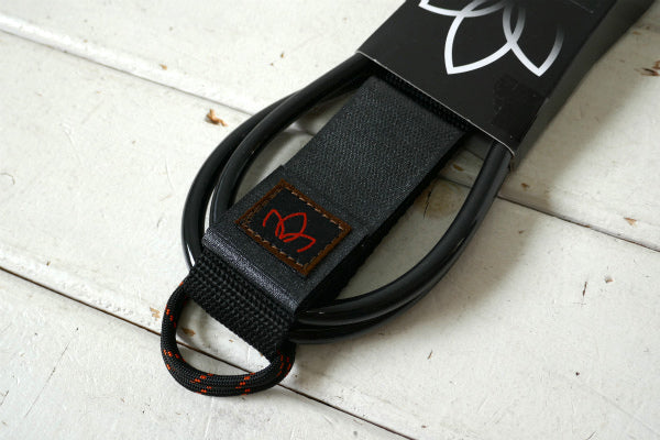 6'HEAVY DUTY ブラック サーフィン リーシュコード USA ステイカバード カリフォルニア