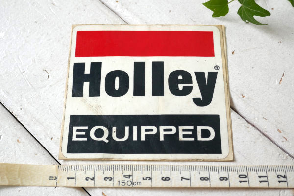 1960~1970's Holley EQUIPPED ホーリー デッドストック ヴィンテージ ステッカー キャブレター アメ車 USA