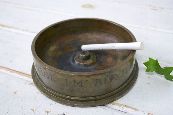 砲弾灰皿 真鍮 ミリタリー アッシュトレイ 50口径