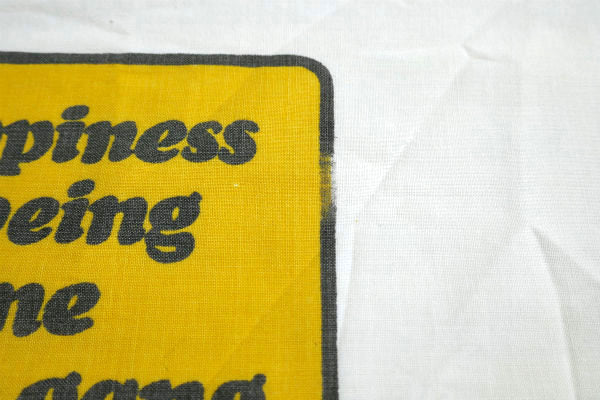 スヌーピー ピーナッツの仲間 ピーナッツギャング ハピネス ７０年代 ヴィンテージ ピローケース 枕カバー アメリカ製