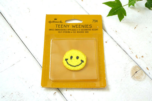 1970s・ホールマーク・スマイル・笑顔・デッドストック・ヴィンテージ・ワッペン・刺繍・USA 当時モノ