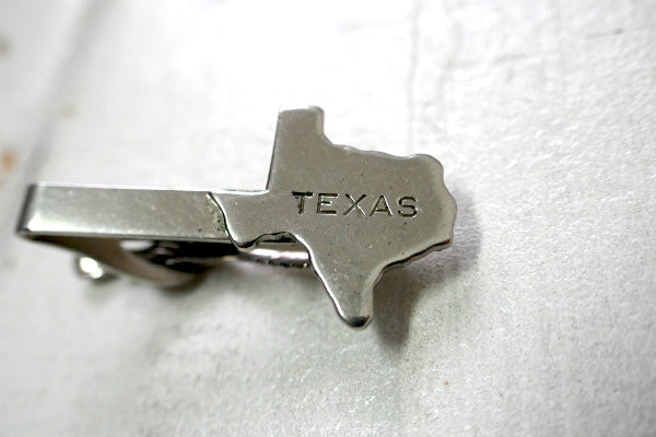 TEXAS テキサス州 地図 シルバートーン ヴィンテージ タイピン アクセサリー 紳士服 小物
