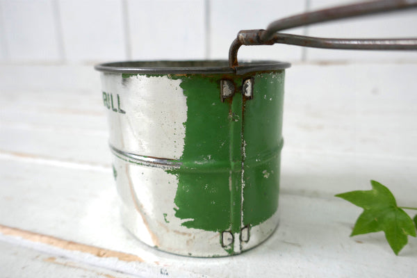 2カップサイズ ティン製 シャビー ヴィンテージ メジャーリング フラワーシフター 粉ふるい キッチンツール USA