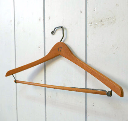 Wishbone Batts Grand Rapids ナンバー入り 組み木 木製 ヴィンテージ ハンガー スーツハンガー ウッドハンガー USA