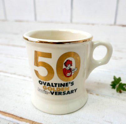 ANNIE アニー サンディ 50周年記念 セラミック製 80’s ヴィンテージ マグカップ コーヒーマグ 食器 USA