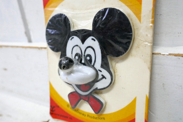 1977's ディズニー ミッキーマウス US  デッドストック ヴィンテージ フック 壁掛けフック キャラクター