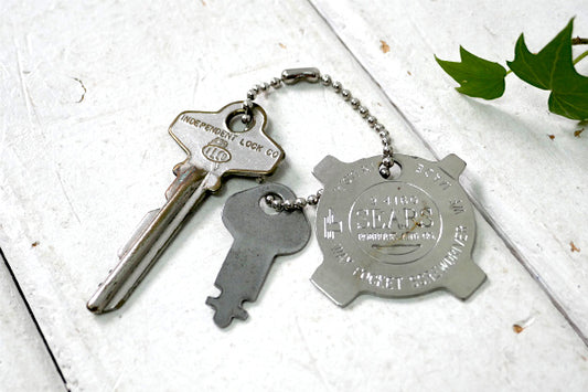 シアーズ&クラフトマン USA 4way ドライバー DIY ビンテージ 工具 キーホルダー 鍵2本付き