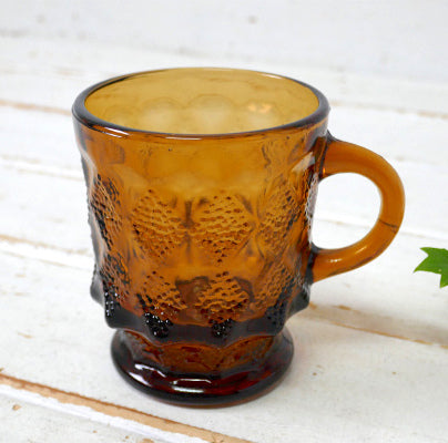 Fire King ファイヤーキング アンバー キンバリー マグカップ コーヒーマグ 琥珀 食器 USA