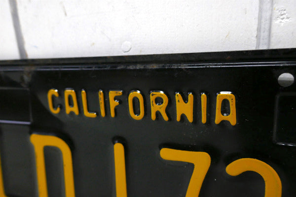 CALIFORNIA LDJ 731 アメリカ カリフォルニア州 1963s  ヴィンテージ ナンバープレート USA 看板