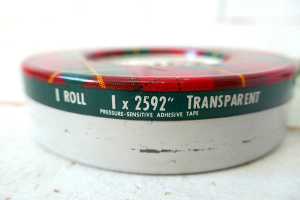 1950's 3Mカンパニー SCOTCH スコッチテープ No.600 ティン缶 ヴィンテージ テープ缶 ステーショナリー USA