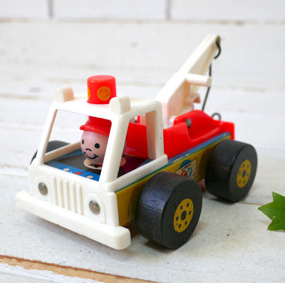 フィッシャープライス レッカー車 1968's ヴィンテージ ミニカー おもちゃ TOY オモチャ USA