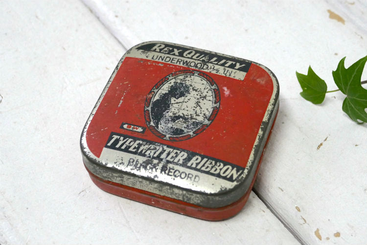BLACKWELL WIELANDY CO アンティーク タイプライター OLD  リボン缶 ティン缶 小さな缶 USA