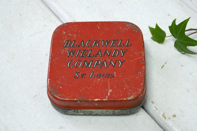 BLACKWELL WIELANDY CO アンティーク タイプライター OLD  リボン缶 ティン缶 小さな缶 USA