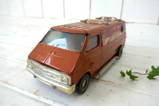 1970's Dodge Van ダッジバン SANDVAN ヴィンテージ ERTL おもちゃ ミニカー ブリキ自動車 バンライフ 車中泊 キャンピングカー カスタムカー アメ車