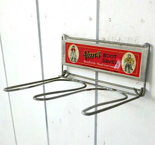 Van's BOOT SAVER 50's ヴィンテージ・ブーツセーバー デッドストック・ハンガー&ラック USA フィッシング・農作業