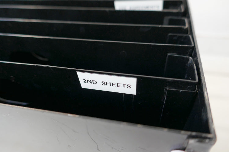 ミッドセンチュリー ウッド柄 メタル製 ６段 引き出し式 ヴィンテージ 書類ケース ファイルトレイ デスクトレイ USA