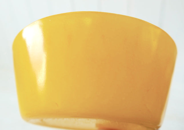 フェデラル FEDERAL GLASS イエロー 黄 ミルクガラス製 ヴィンテージ シリアルボウル 食器 USA
