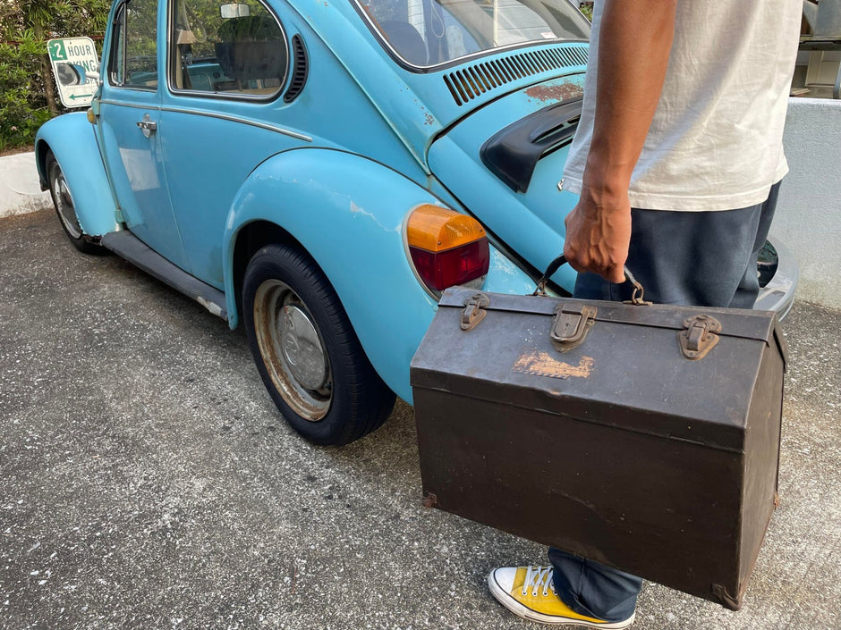 使い込まれたヴィンテージの味わい。アメリカン工具箱を紹介。