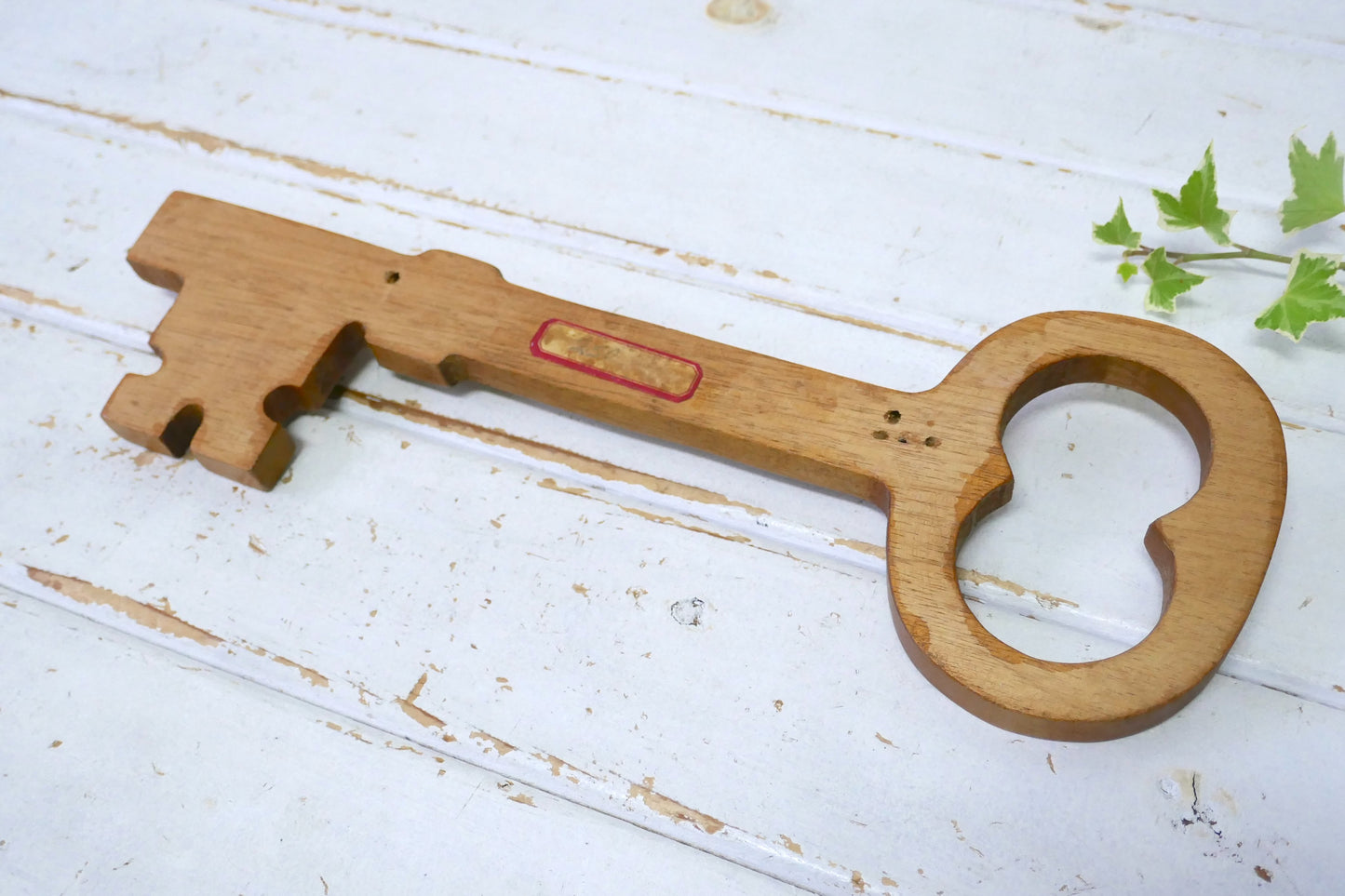 レトロ 鍵モチーフ 木製 壁掛け ヴィンテージ キーフック 鍵フック キーラック USA