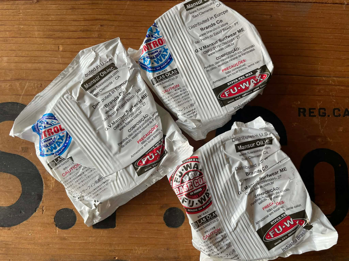 ちょっとお得なクール ベース3個セット!! FU WAX ワックス FIRST TRIP サーフショップ WCT選手 サーファー 御用達の高性能 サーフィン用