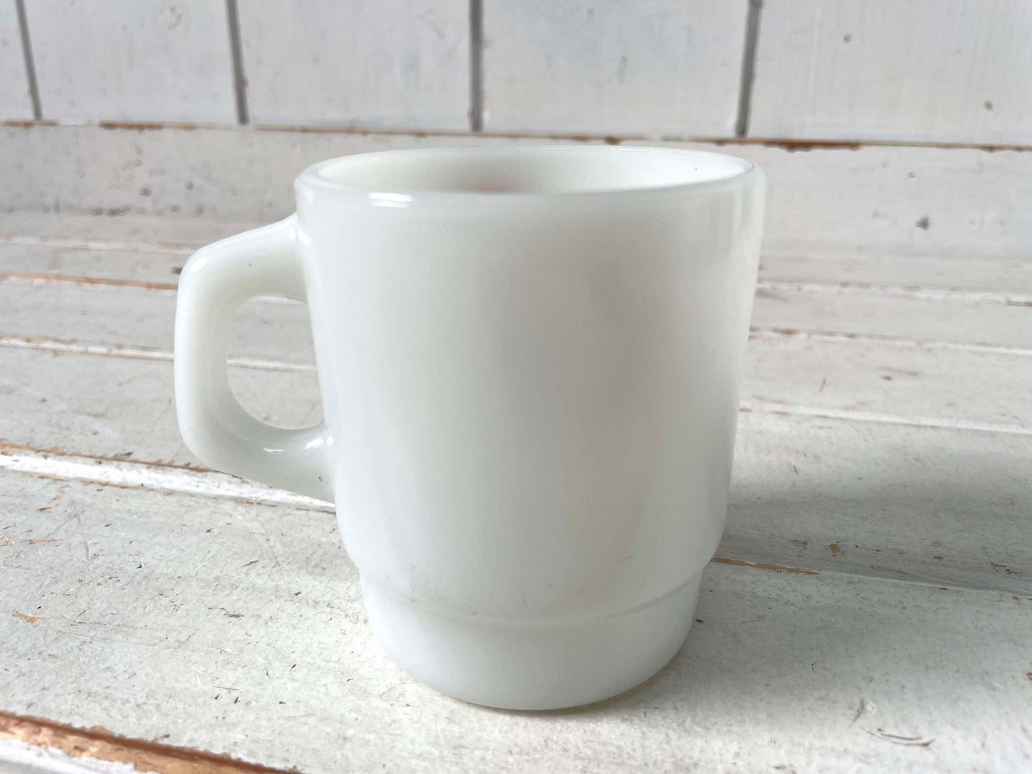 Fire King ファイヤーキング マクドナルド アドバタイジング マグカップ ミルクガラス 食器 USA