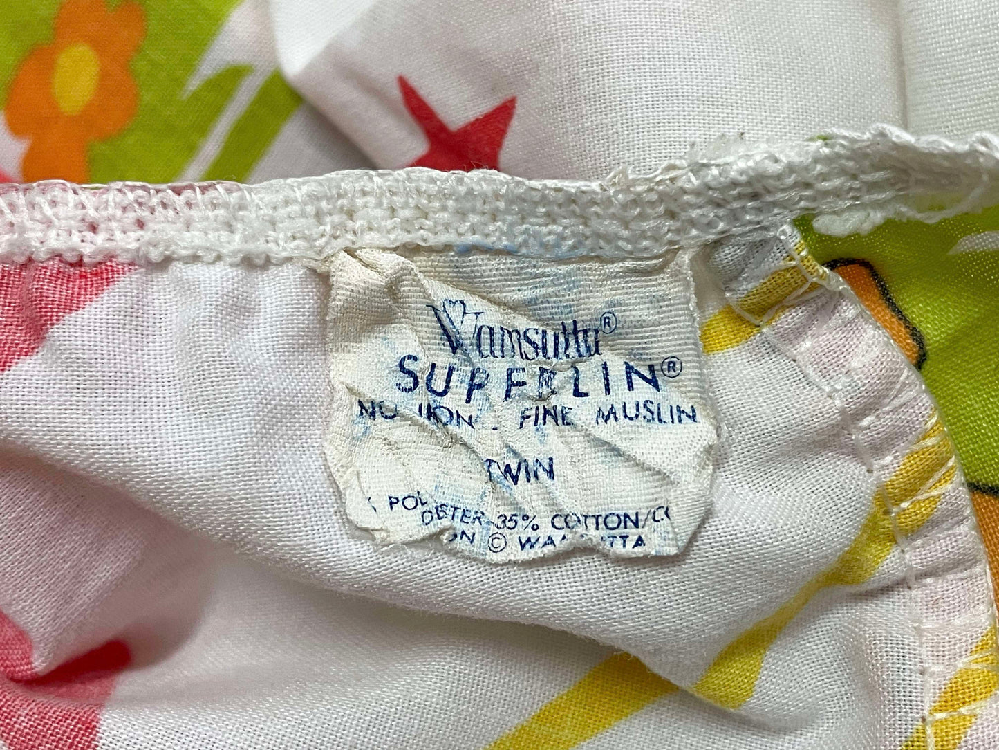 レア物 ミッキー&フレンズ モーティ フェルディ ドナルドダック プルート グーフィー 星 スター柄 70's ヴィンテージ ユーズドシーツ(ボックスタイプ) USA