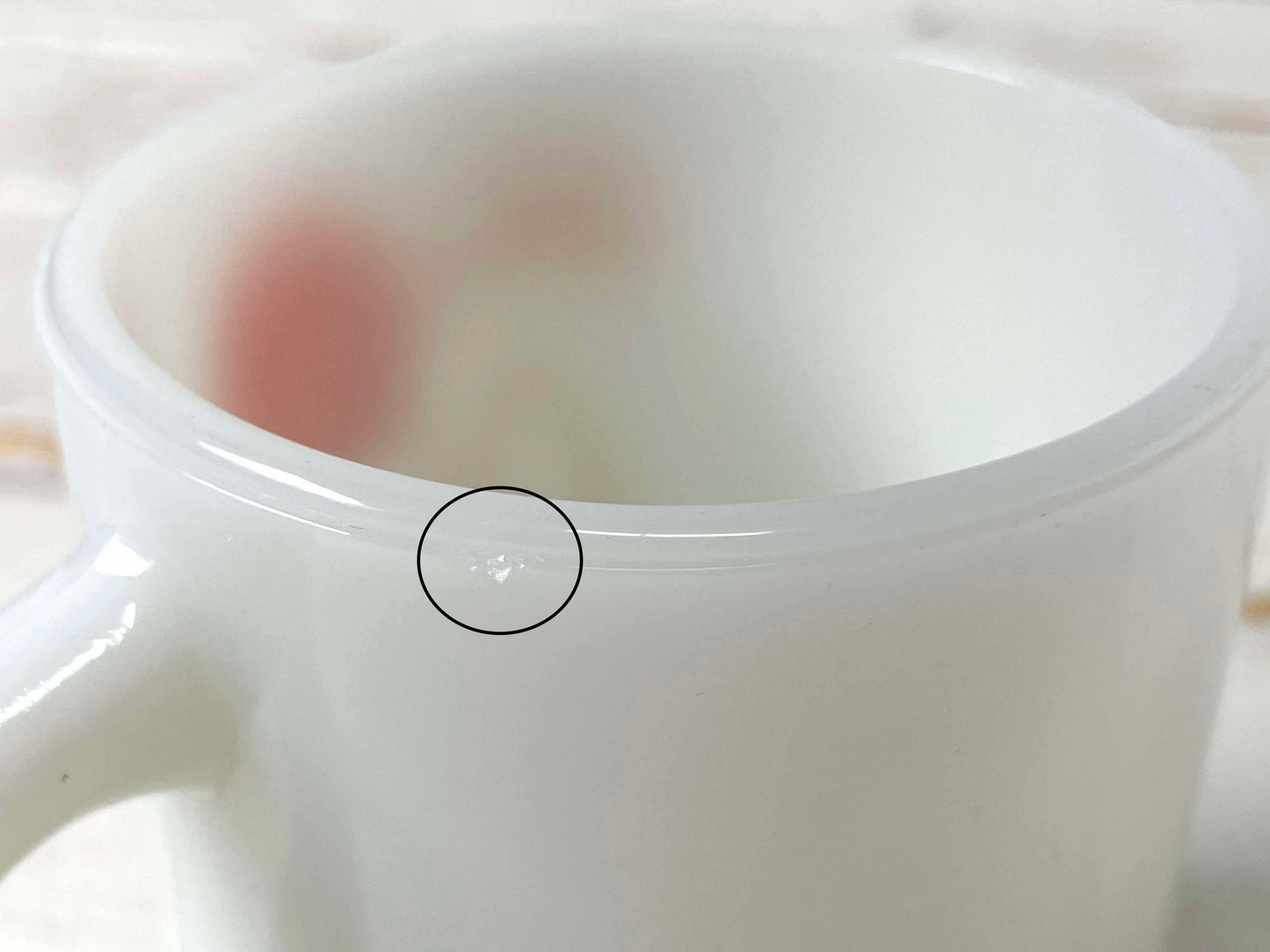 Fire King ファイヤーキング マクドナルド アドバタイジング マグカップ ミルクガラス 食器 USA