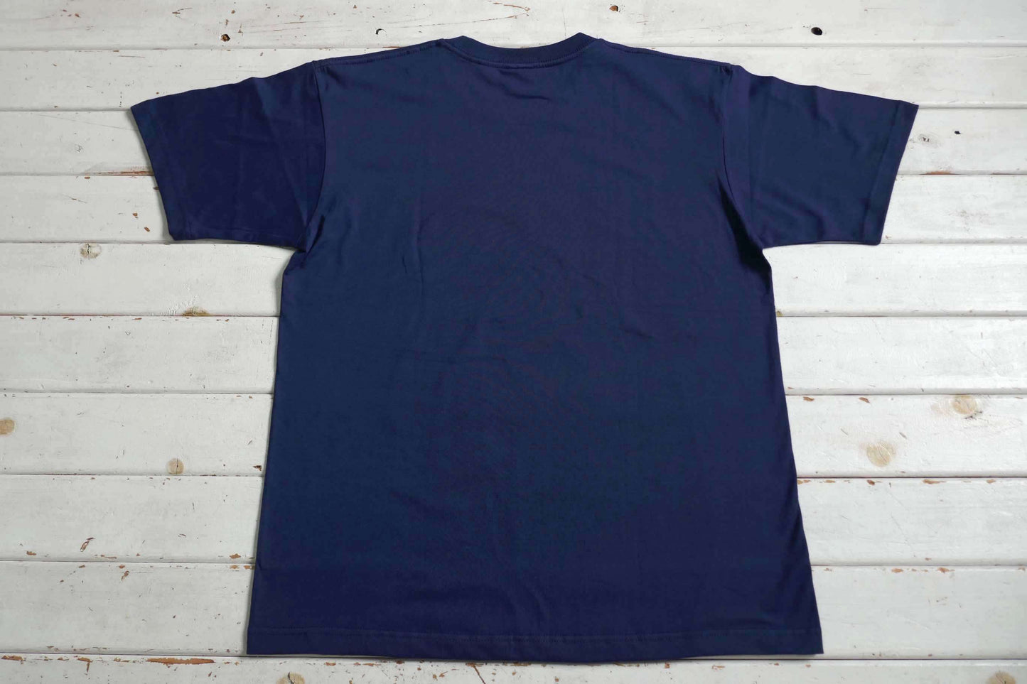 First Trip ファーストトリップ スマイリーフェイス＆キノコ 60's デザイン インディゴ オリジナル Tシャツ 新品 アパレル