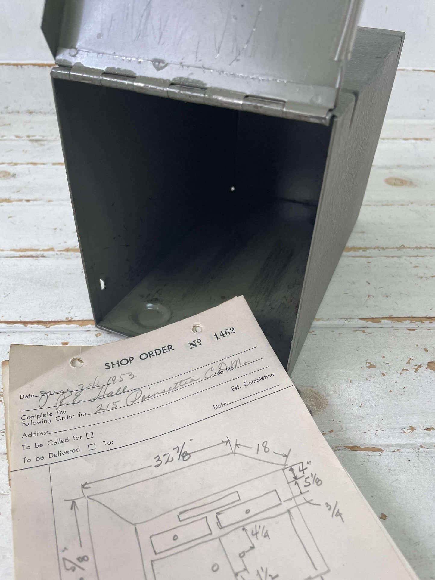 MERLE SEARS PAPER BOX シアーズ メタル製 ヴィンテージ 書類ケース ファイルケース USA インダストリアル