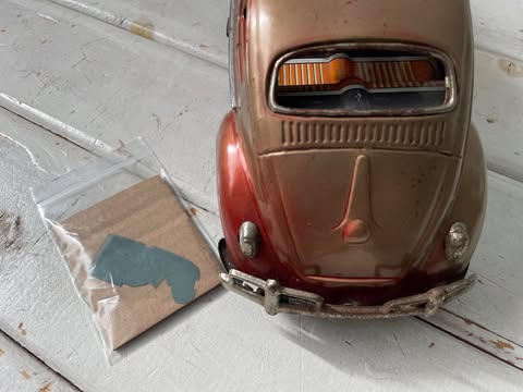 1960's バンダイ VOLKSWAGEN フォルクスワーゲン 空冷 ビートル  ラグトップ ヴィンテージ ブリキカー ブリキ自動車