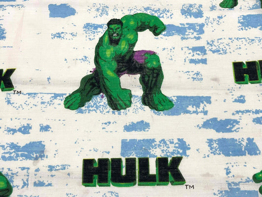 HALK ハルク スーパーヒーロー アメコミ キャラクター ユーズドシーツ ベッドシーツ(フラットタイプ)