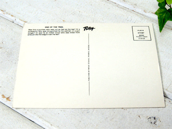 ENDO OF THE TRAIL・フェニックス・アリゾナ ヴィンテージ・ポストカード ハガキ・絵葉書・印刷物