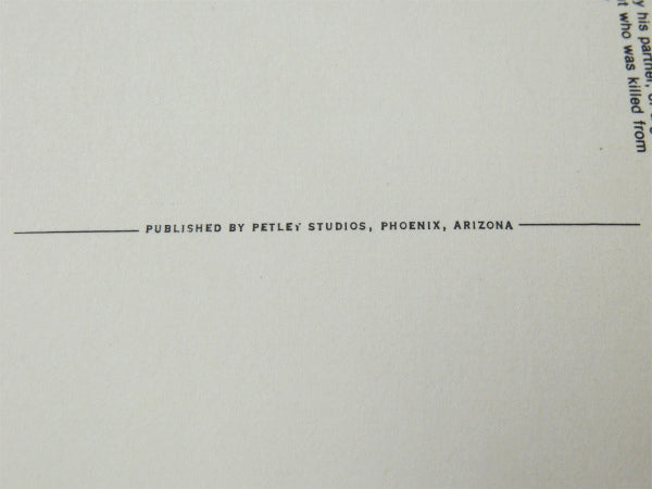 ENDO OF THE TRAIL・フェニックス・アリゾナ ヴィンテージ・ポストカード ハガキ・絵葉書・印刷物