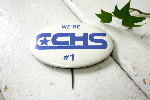 WE'RE C★CHS #1 ヴィンテージ 缶バッジ USA MINESOTA ファッションアクセサリー アメリカンビンテージ