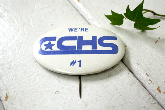 WE'RE C★CHS #1 ヴィンテージ 缶バッジ USA MINESOTA ファッションアクセサリー アメリカンビンテージ