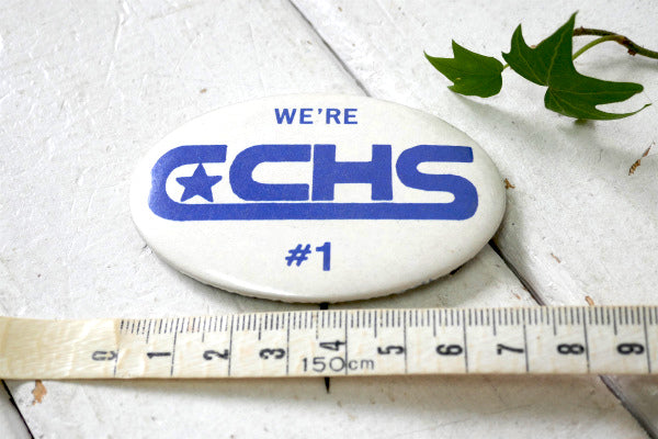 WE'RE C★CHS #1 ヴィンテージ 缶バッジ USA MINESOTA ファッションアクセサリー アメリカンビンテージ