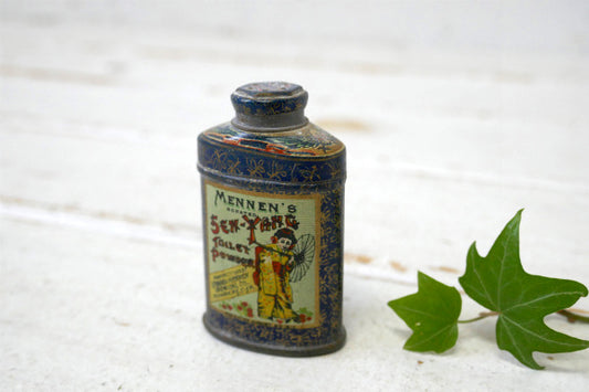 1910~1920 OLD アンティーク パウダー缶 MENNEN'S vintage 5EN YANG TOILET Powder