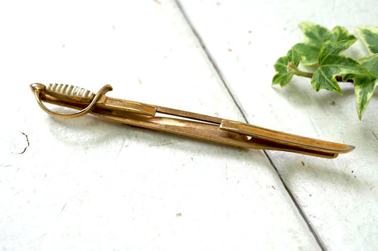 SWANK スワンク 1950~1960s フェンシング ナイフ 剣 つるぎ 武器 ヴィンテージ タイピン USAタイバー