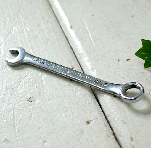 CRAFTSMAN クラフトマン DIY USA ヴィンテージ 9/32 CRAFTSMAN-V- 5/16 コンビネーションレンチ 工具・ガレージ 工業系 キーホルダー