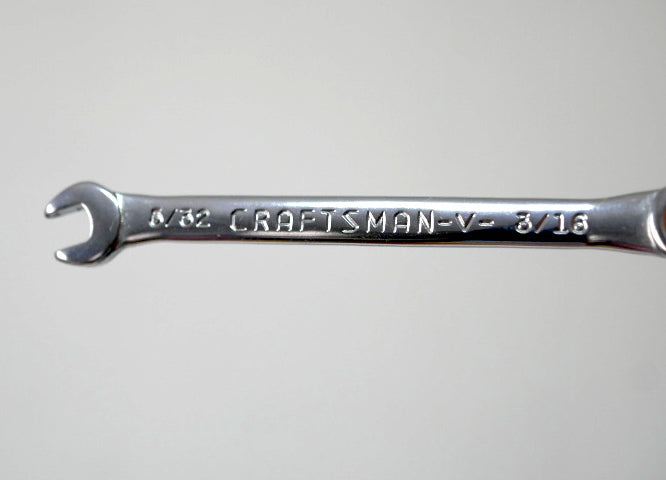 CRAFTSMAN クラフトマン DIY USA ヴィンテージ 5/32 CRAFTSMAN-V- 3/16 コンビネーションレンチ 工具・ガレージ 工業系 キーホルダー