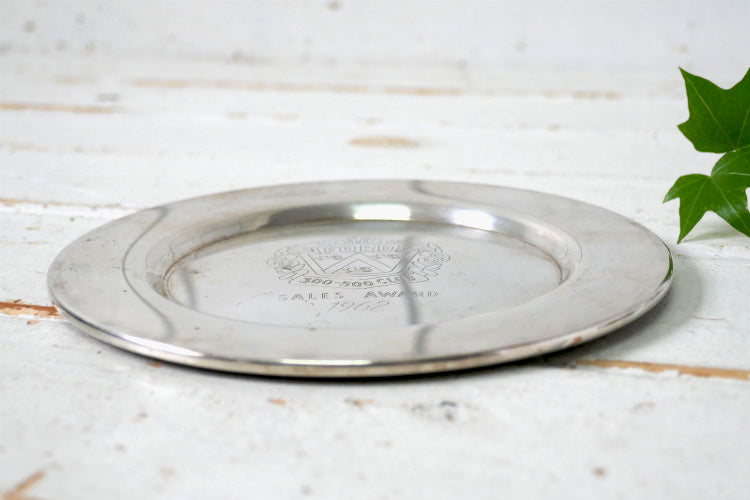 FORD 1962's フォード アメ車 セールスアワード シルバープレート 60's ヴィンテージ トレイ プレート USA