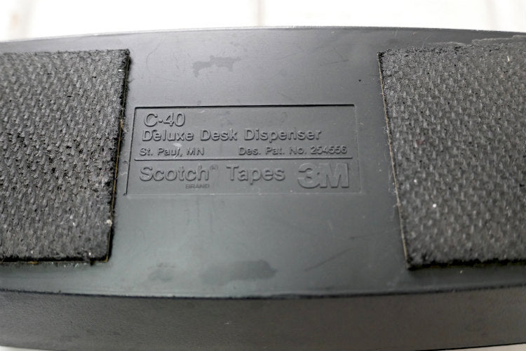 Scotch スコッチテープ リフト型 ブラック ヴィンテージ テープカッター テープディスペンサー USA