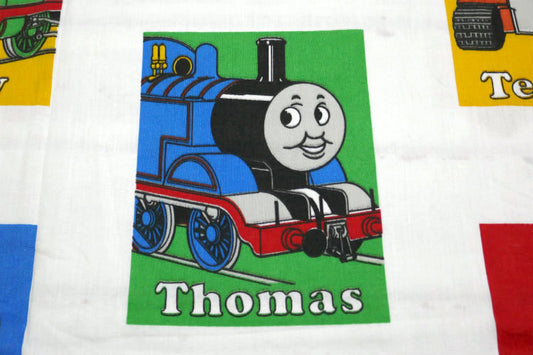 機関車トーマスとなかまたち トーマス ジェームス ゴードン ハロルド パーシー パネル柄 ユーズドシーツ (1/2) USA