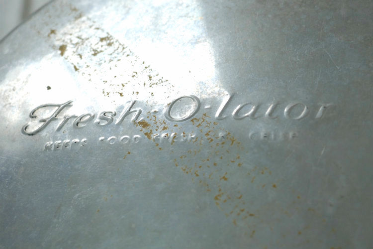 Fresh O Lator アルミ製 50's ヴィンテージ キャニスター コンテナ 容器 ミッドセンチュリー USA
