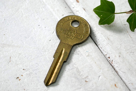 NATIONAL KEY ナショナル OLD ブランクキー クリーブランド B4 ヴィンテージ キー 鍵 USA キャラクター ロゴ デッドストック