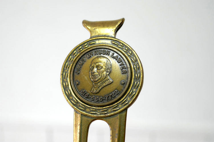 ゴルフ用品 アクセサリー JIMMY Mchugh LAWYER ヴィンテージ グリーンフォーク カリフォルニアGOLF DESIGN LOS ALAMITOS CA アドバタイジング USA