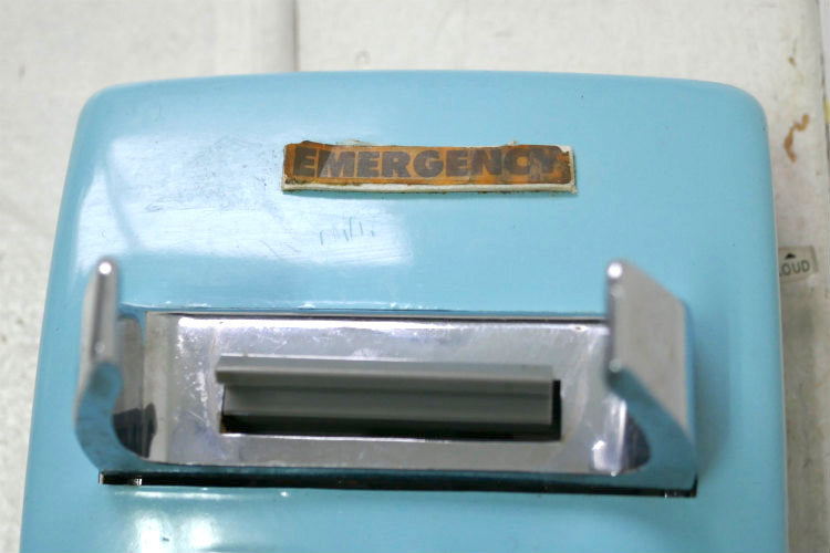 Bell System Western Electric 水色 プッシュボタン 壁掛け レトロ ヴィンテージ 電話機 ウォールフォン USA